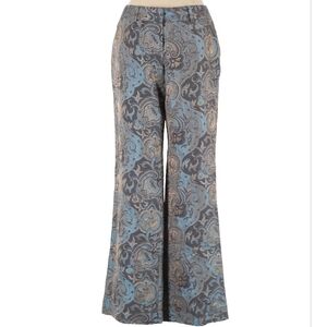 Express Wide Leg Paisley Flare Pants